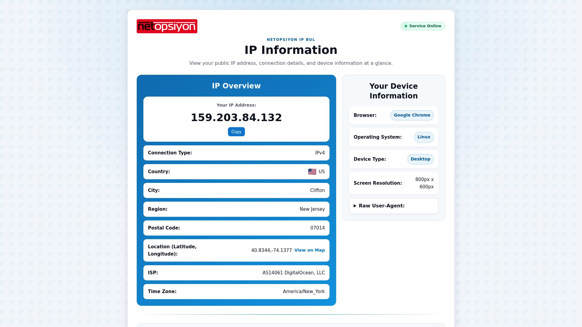 IP Adresini Öğren