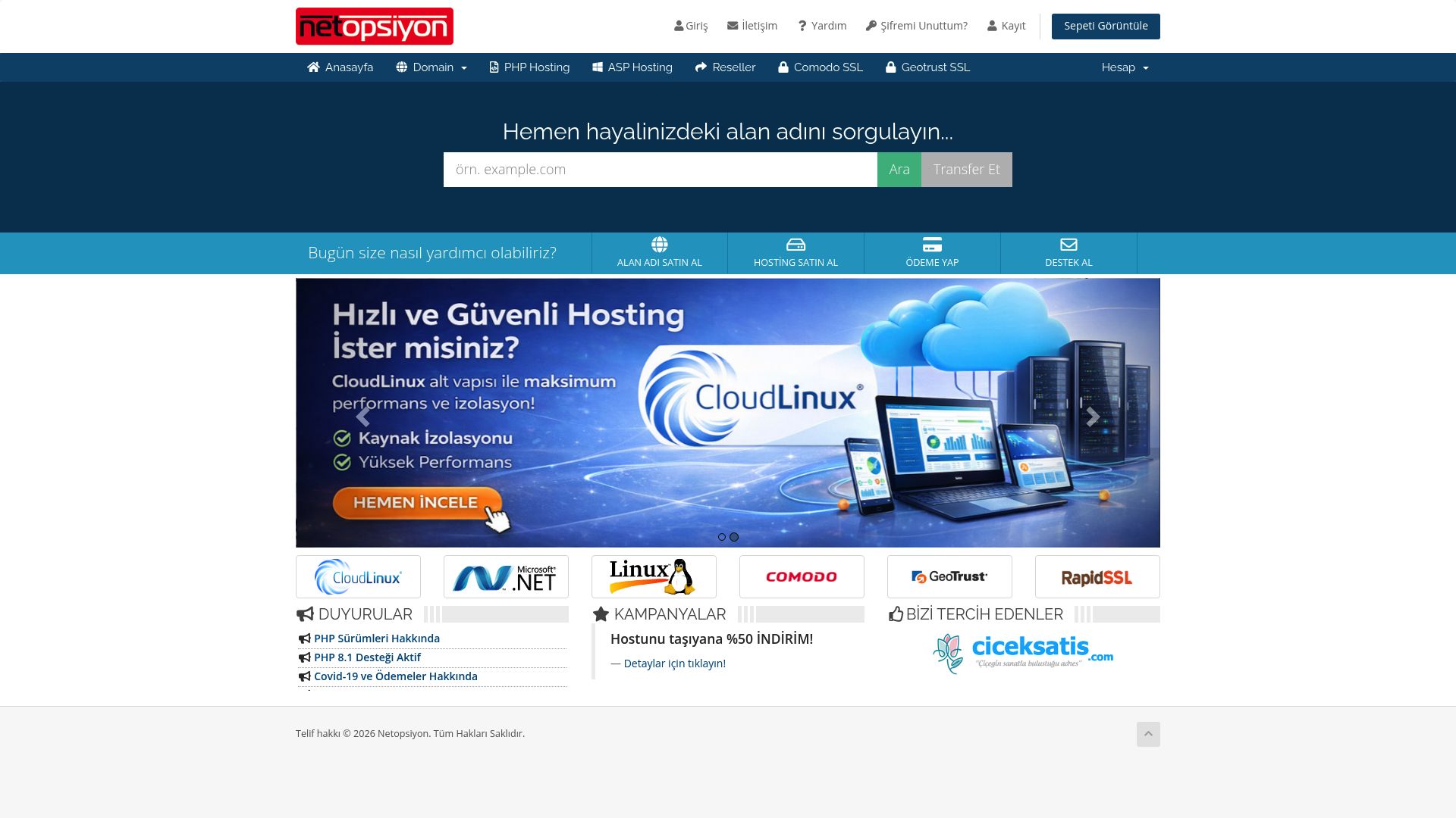 Domain & Hosting